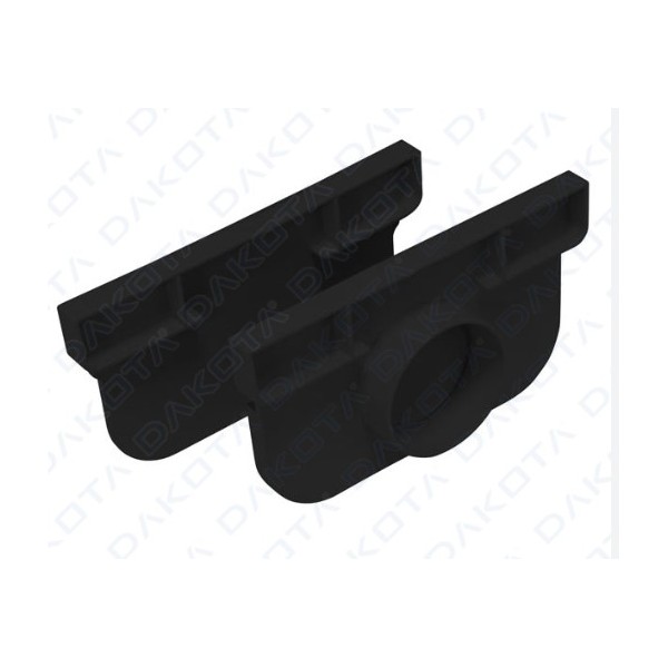 Topo P/Canal Pegasus Plus 100x35 Preto 2 Peças