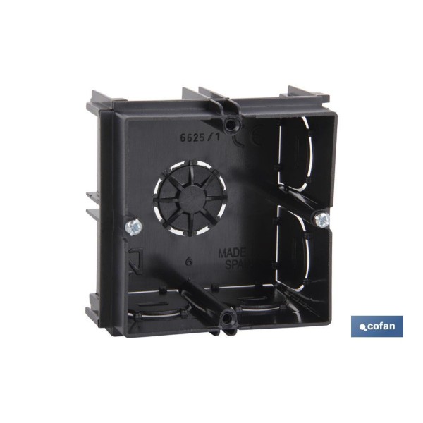 Caixa Encastrar P/Aparelhagem 65x65x40mm