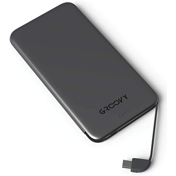 Power Bank Micro USB + Type C Groovy