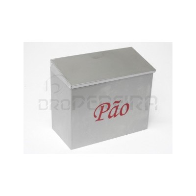 Caixa inox p/ pão 