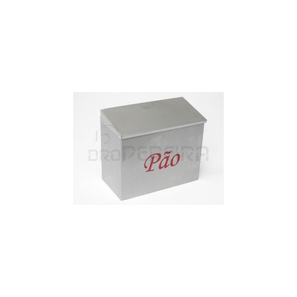 Caixa inox p/ pão 
