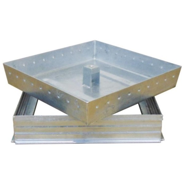Tampa Saneam.S.Ligeira Reba. Galv. 400x400x50mm