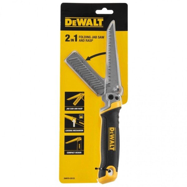 Mini Serrote Dobravel 2 em 1 Dewalt DWHT0-20123