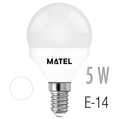 Lamp. Standar Led Casq. E14 5W Luz Fria