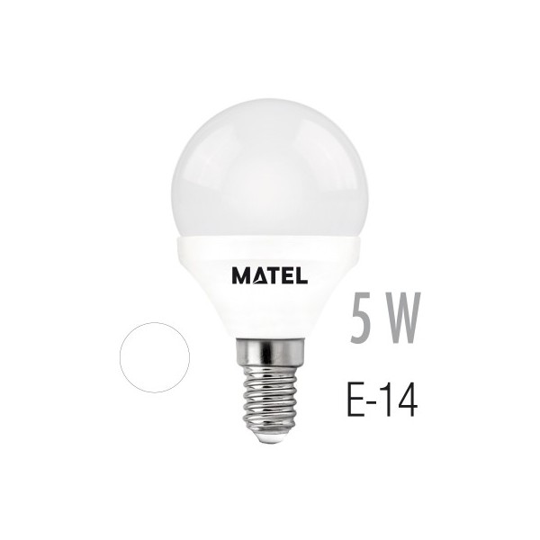 Lamp. Standar Led Casq. E14 5W Luz Fria