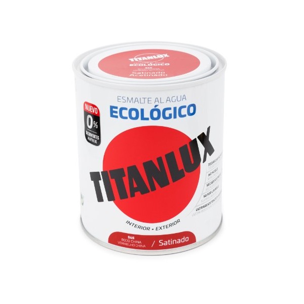 Esmalte Eco Aquoso Multisupreficies Neutro Brilh. 0,75L Titanlux
