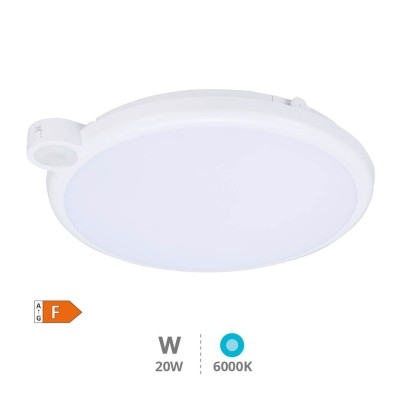Projetor LED c/ Sensor Movim. 20W 6000K Luz Fria 