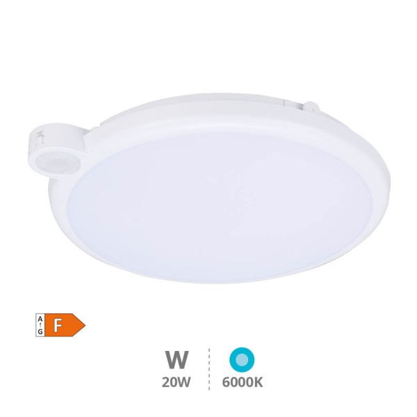 Projetor LED c/ Sensor Movim. 20W 6000K Luz Fria 