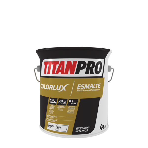 Esmalte Sintético Poliuret. Colorlux CX3 Mate Branco 0,75lt Titan
