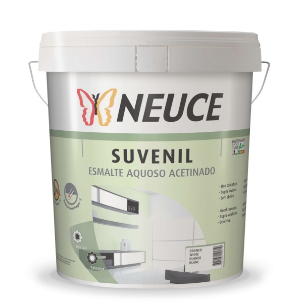 Esmalte Aquoso Suvenil Neuce Acetinado Branco 5Lt