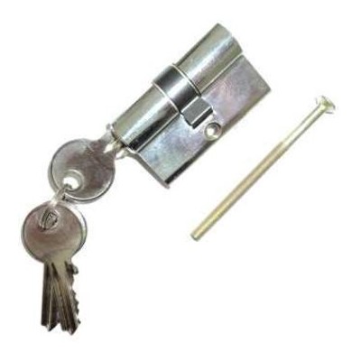Cilindro Chave Normal 54mm Niq. Mate (27+27)