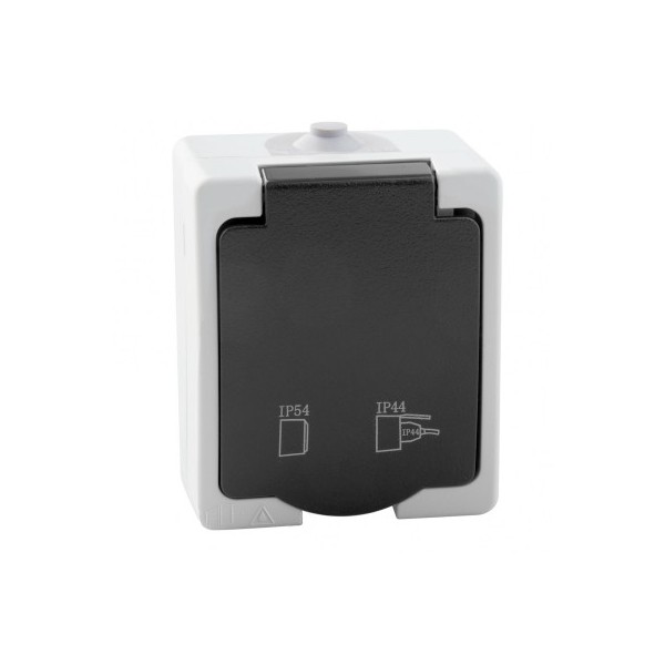 Tomada Exterior Simples IP54