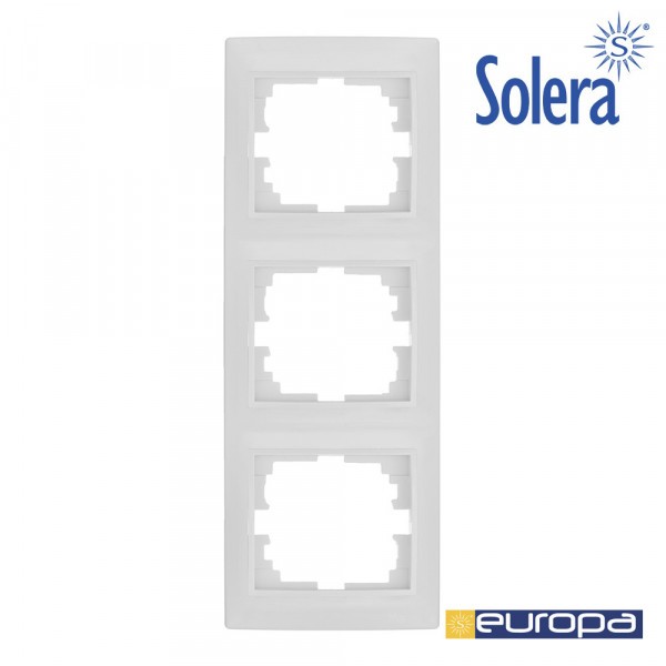 Espelho Triplo Vertical Branco 83x81x10mm