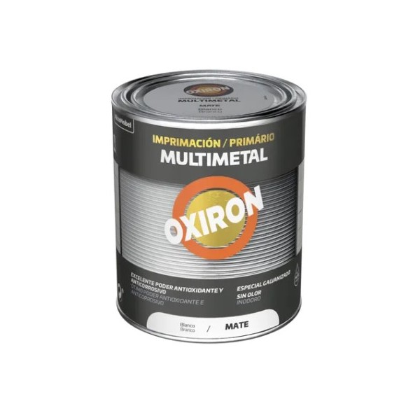 Primário Galvanizados Multimetal Mate Branco 0,75lt Oxiron