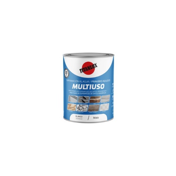 Primário Aquoso Multiuso Agua Branco 4lt Titan