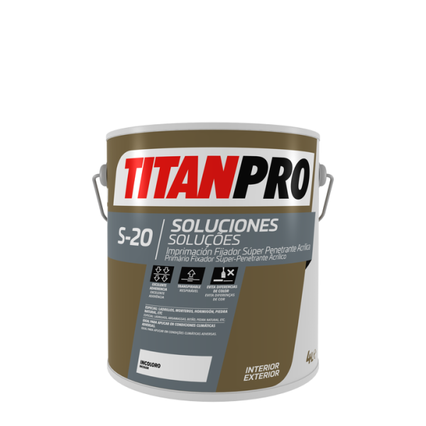 Primário Sintético Fixad. Penetrante S20 Incolor 10lt Titan