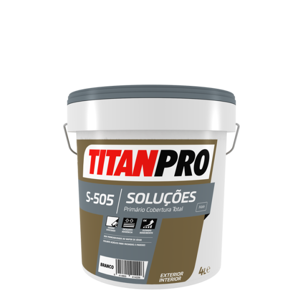 Primário Cobertura Total Int./Ext. S505 Branco Mate 4lt Titan
