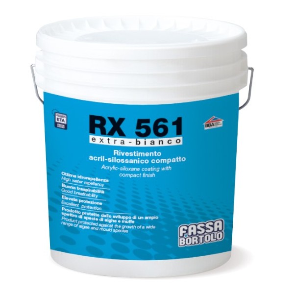 Revestimento Acril-Siloxânico RX561 25kg Branco
