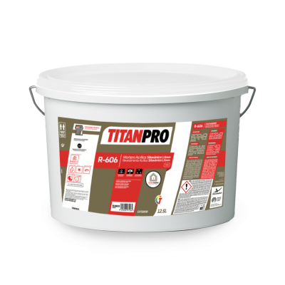 Revestimeto Acrilico Siloxanico 1,2mm  R606 12,5lt Titan