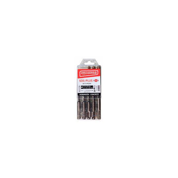 Kit 5 Pçs Brocas SDS Plus Imcoinsa
