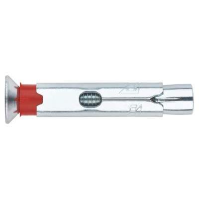Bucha Met. Inox A2 C/Chata C/Anilha Verm. M6x60