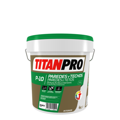 Tinta Acrilica Interior P10 Branco Mate Titan 15lt