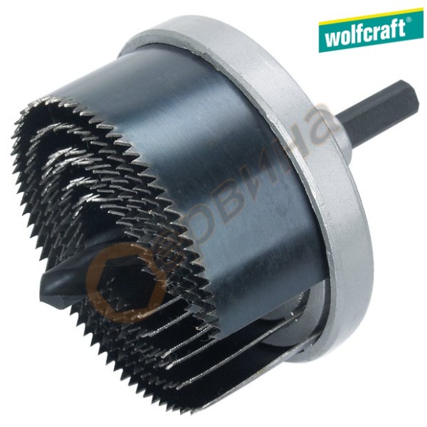 Kit 7 Broca Serra Craneana 25-62mm Wolfcraft