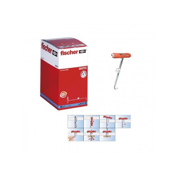 Bucha Fischer P/Tecto G.Cart. DuoTec 10