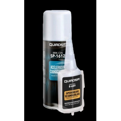 Cola Cianoacrilato + Spray Activador