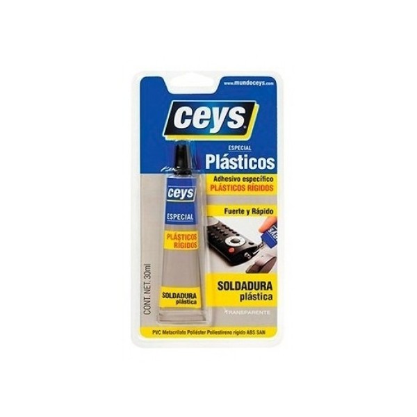 Cola P/Plast.Rigido PlasticCeys 0,30lt
