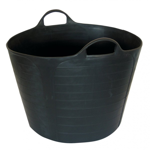 Balde Borracha Preto 40lt Mondelin