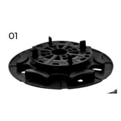 Suporte Ajustável ARKIMEDE Nano C/4 Alhetas Espessura 2mm H. 10mm