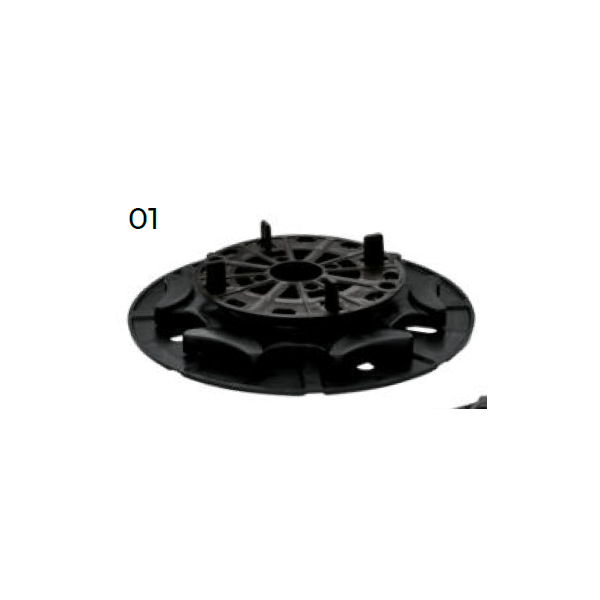 Suporte Ajustável ARKIMEDE Nano C/4 Alhetas Espessura 2mm H. 10mm