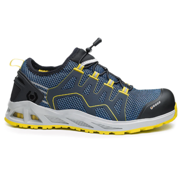 Sapatilha Base K-Walk S1P Azul/Amarelo 