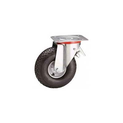 Roda C/Sup. Gir. C/Travão Pneumática 176/200 FDA - 316 CR 120kg