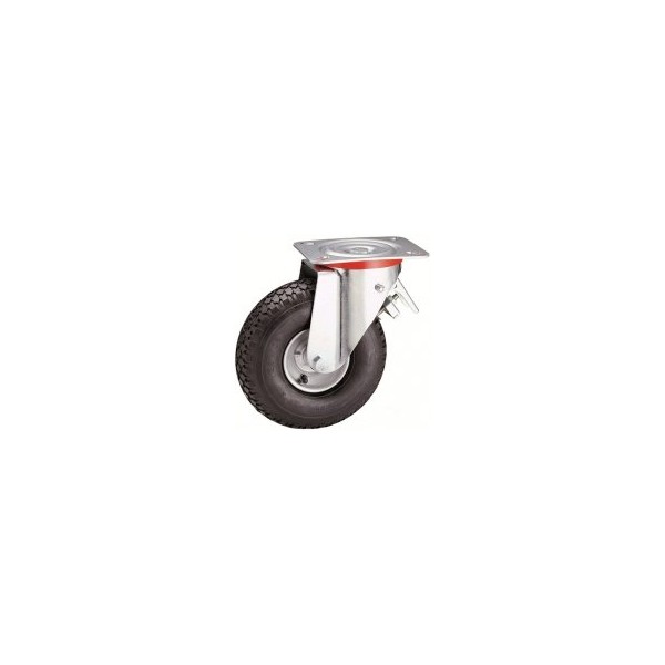 Roda C/Sup. Gir. C/Travão Pneumática 176/200 FDA - 316 CR 120kg