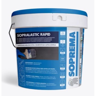 Membrana Cimenticia Ultra Rápida Sopralastic Rapido 8kg