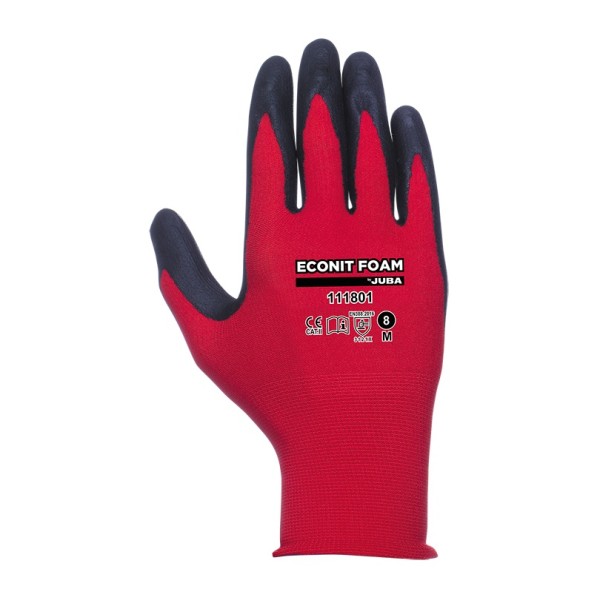 Luva Juba Econit Foam 15gg Nulon Rec.