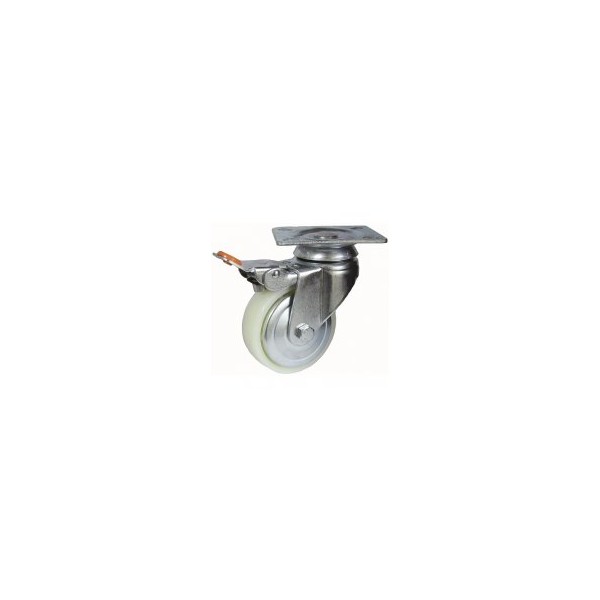 Roda C/Sup. Gir. C/Tavão Nylon 80 130kg 402/80x32 FA NYL