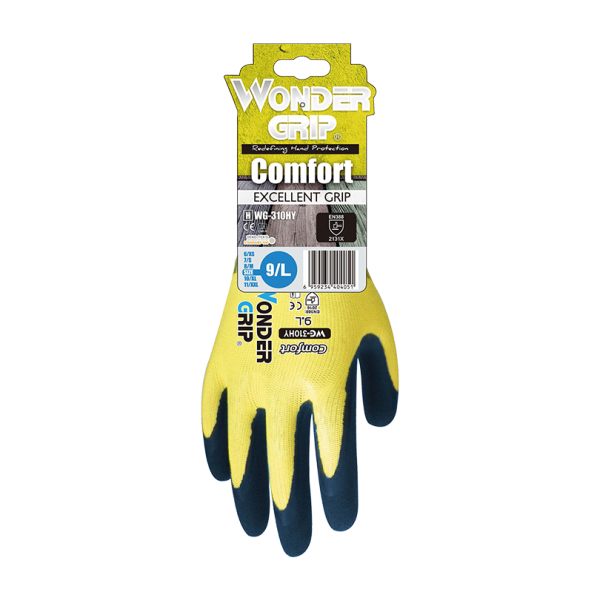 Luva Comfort Poliester/Latex HWG310HY