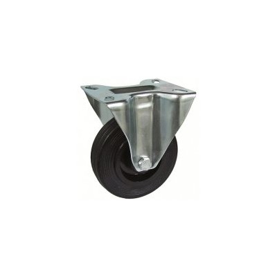 Roda C/Sup. Fixo Borracha 100 90kg 200/100 GN (1042)