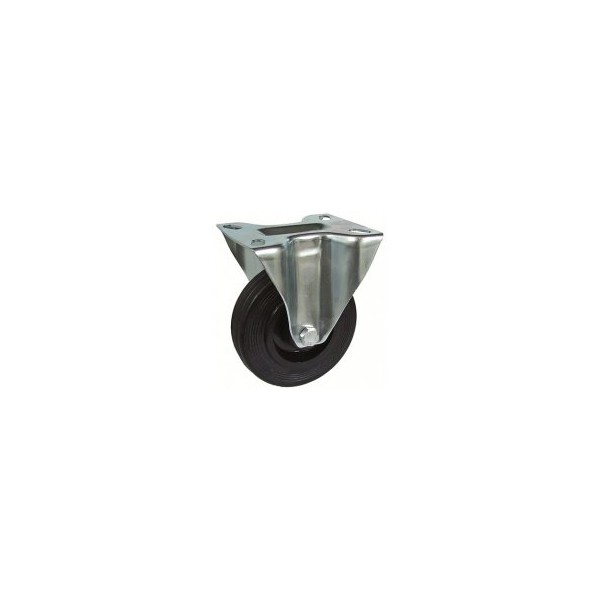 Roda C/Sup. Fixo Borracha 100 90kg 200/100 GN (1042)