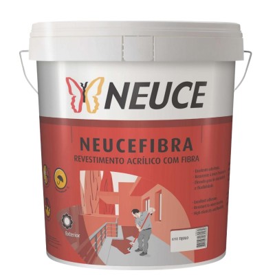 Revestimento Acrilico C/Fibras Neucefibra Telha 15lt