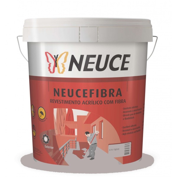 Revestimento Acrilico C/Fibras Neucefibra Telha 5lt