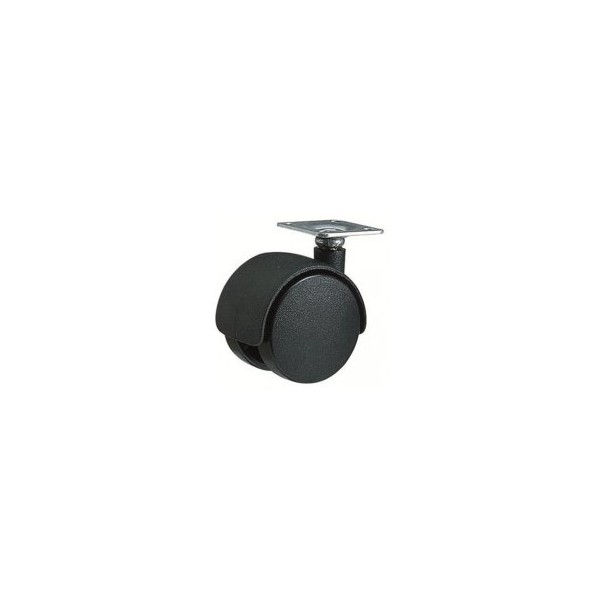 Roda C/Sup. Gir. Plat. Nylon 45x45 50kg 444/50