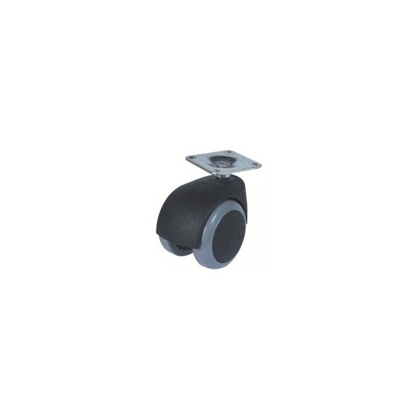 Roda C/Sup. Gir. Plat. POL G 42x42 50kg 459/50
