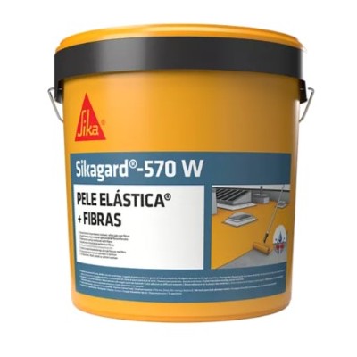 Revestimento Impermeabilização Elástico c/ Fibras Sikagard®-570 W Pele Elástica + Fibras 20kg