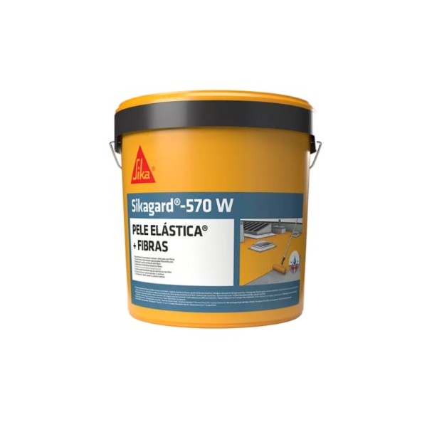 Revestimento Impermeabilização Elástico c/ Fibras Sikagard®-570 W Pele Elástica + Fibras 20kg