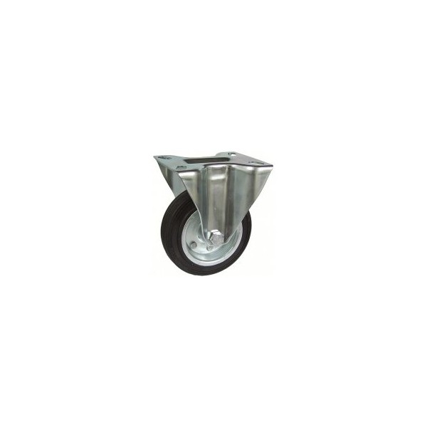 Roda C/Sup. Fixo Borracha 100 115kg 200/100 GN CR (1043)