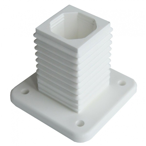Base PVC P/Poste Top 60x60 Branco 9016